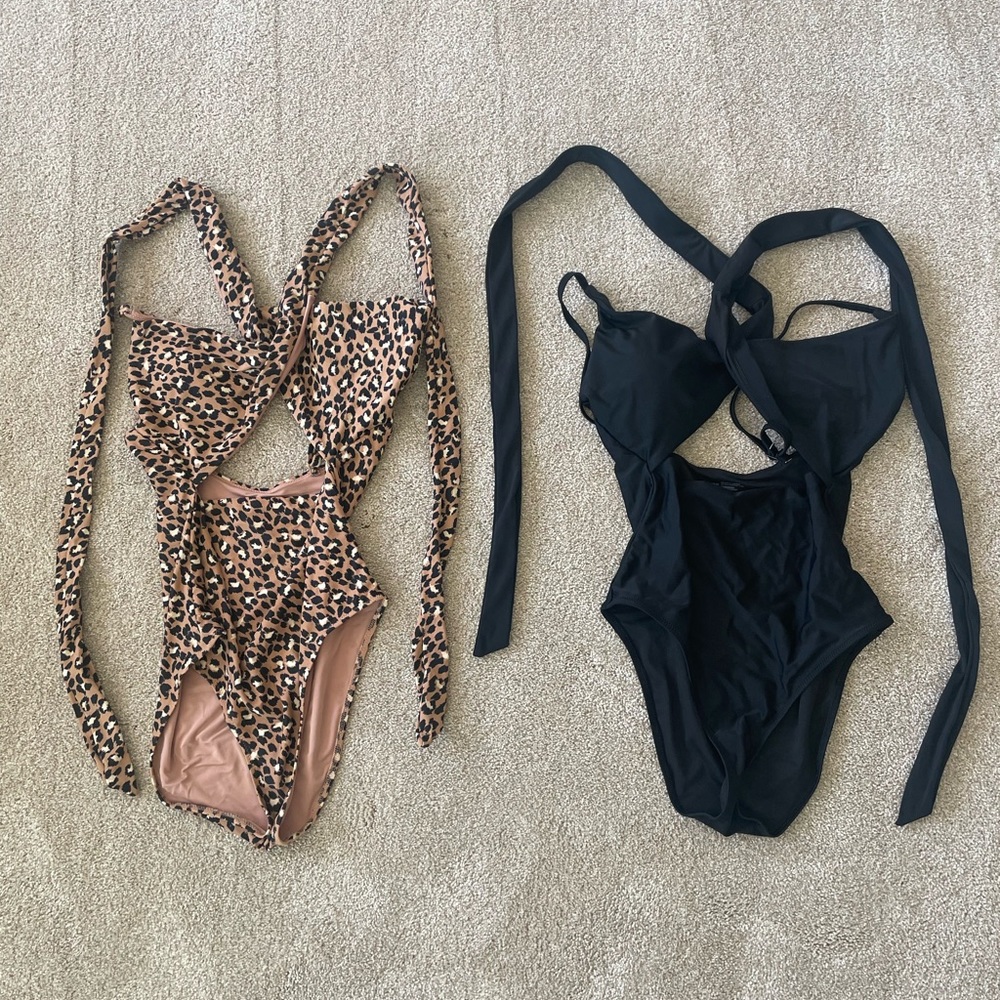 Aerie Wrap One Piece Swimsuits